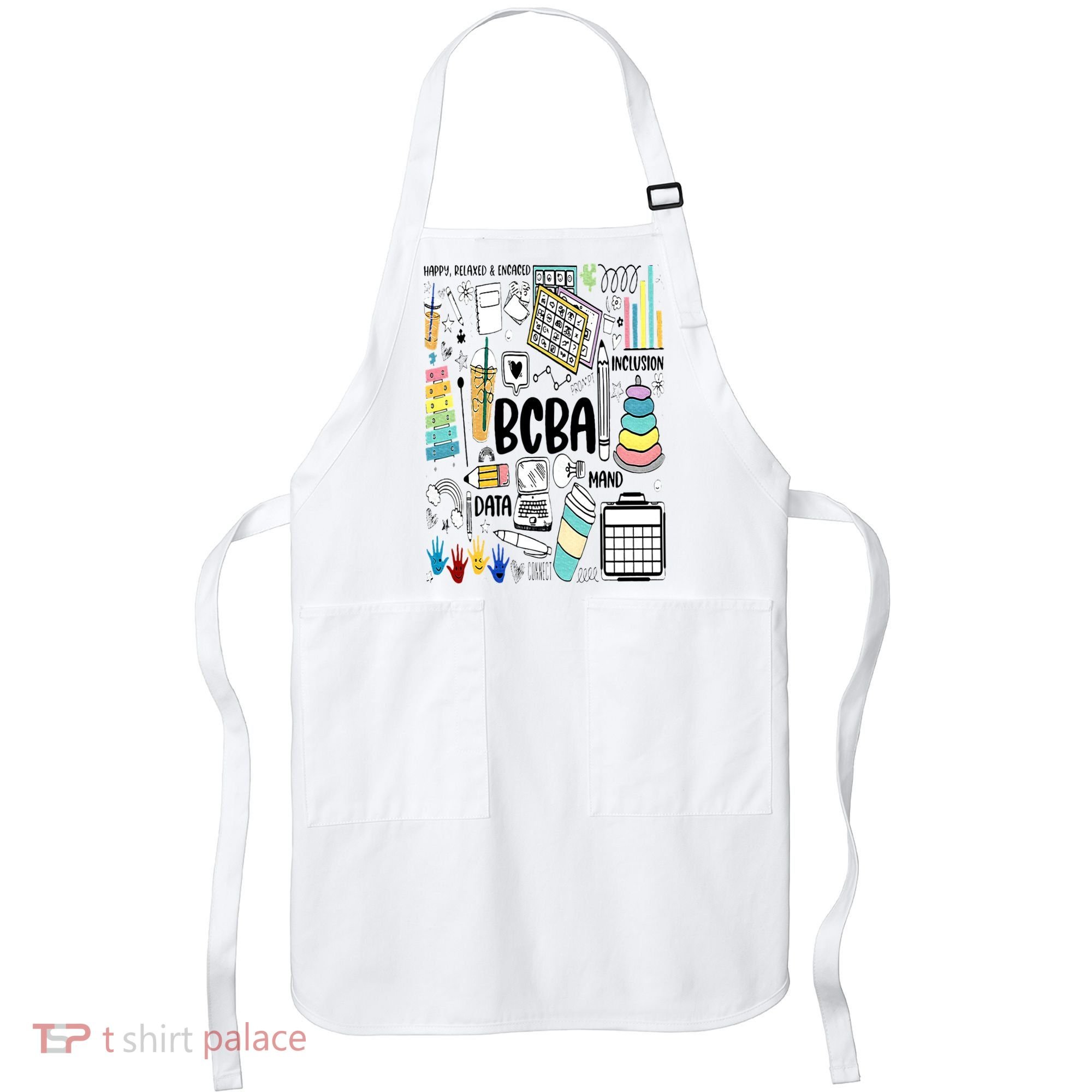 Board Certified Behavior Analyst BCBA Symbols ABA Therapist Apron