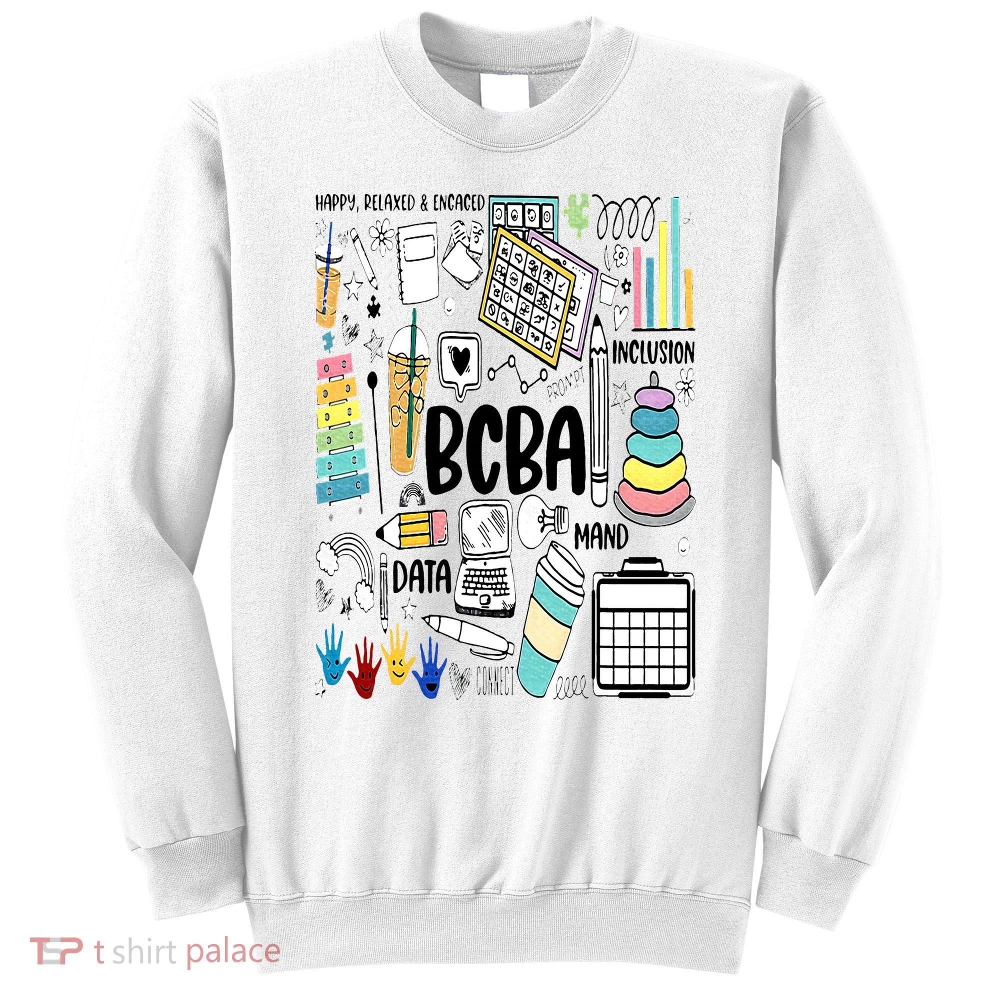 Board Certified Behavior Analyst BCBA Symbols ABA Therapist Sweatshirt