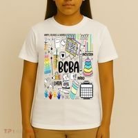 Board Certified Behavior Analyst BCBA Symbols ABA Therapist T-Shirt thumb 4