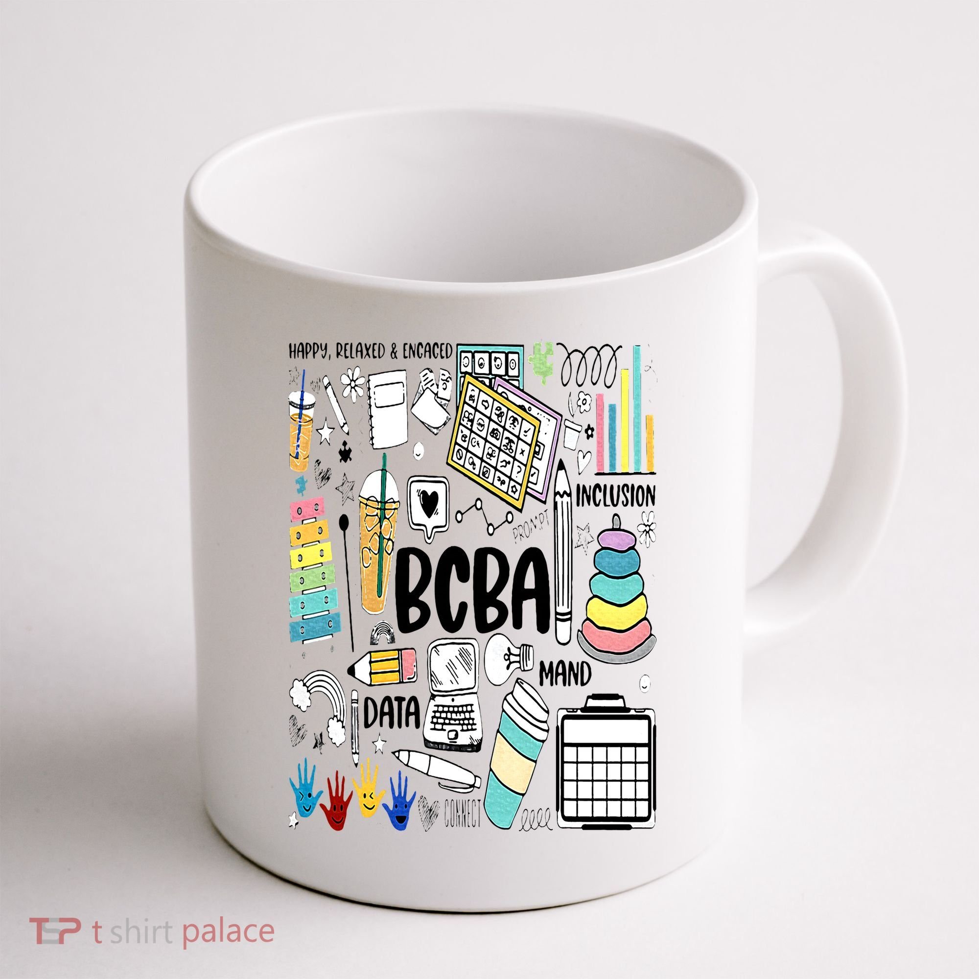 Board Certified Behavior Analyst BCBA Symbols ABA Therapist Coffee Mug