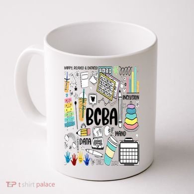 Board Certified Behavior Analyst BCBA Symbols ABA Therapist Coffee Mug