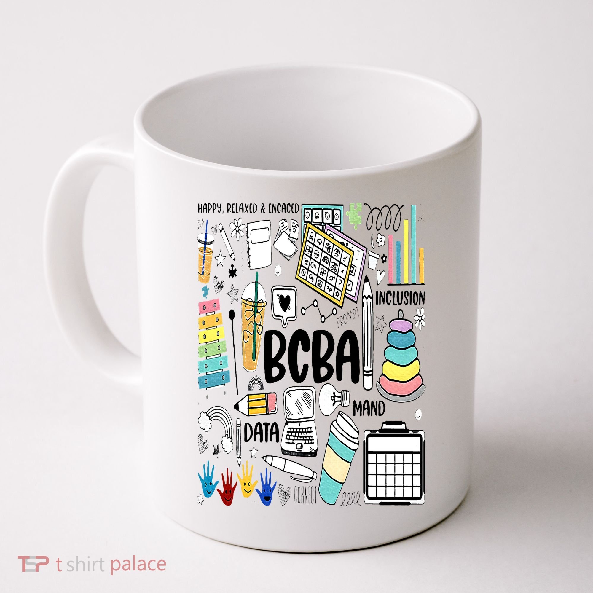 Board Certified Behavior Analyst BCBA Symbols ABA Therapist Coffee Mug