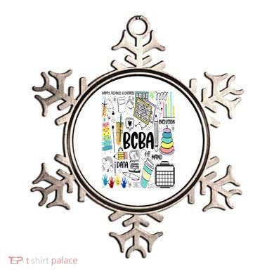 Board Certified Behavior Analyst BCBA Symbols ABA Therapist Ornament