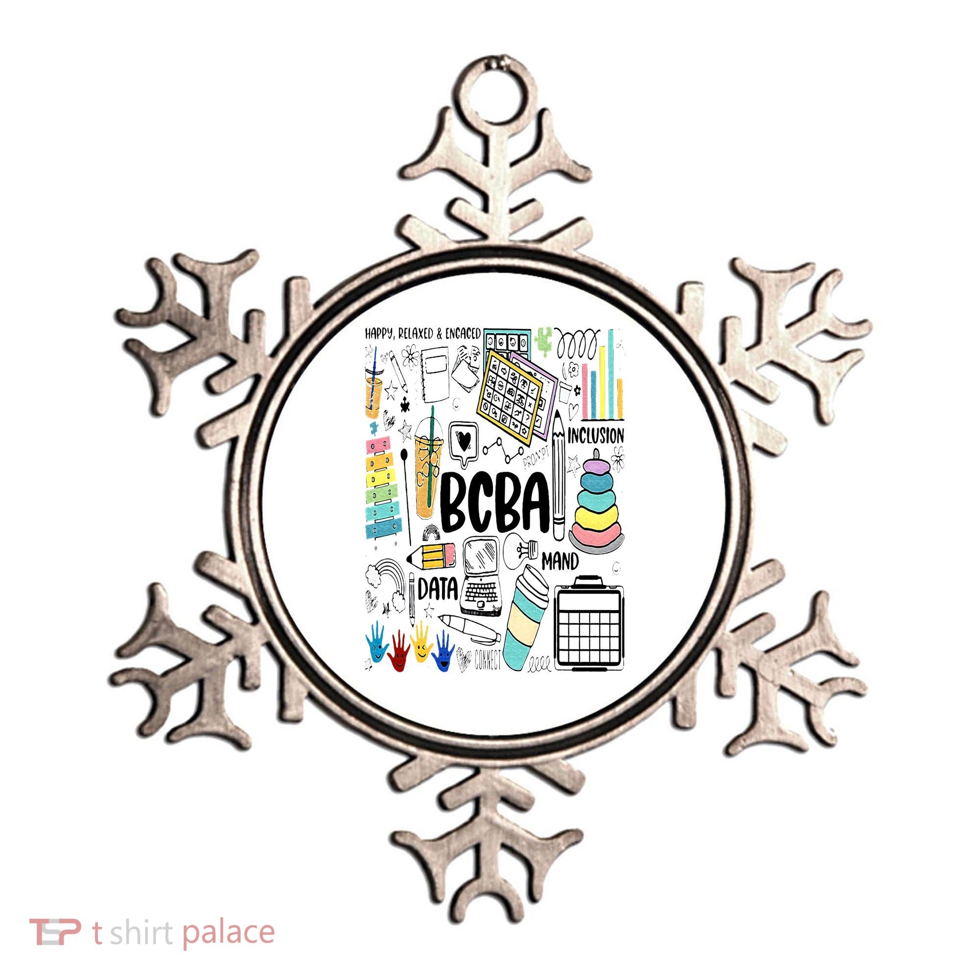 Board Certified Behavior Analyst BCBA Symbols ABA Therapist Ornament