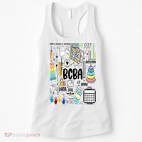 Board Certified Behavior Analyst BCBA Symbols ABA Therapist Women's Tank Top thumb 0