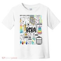 Board Certified Behavior Analyst BCBA Symbols ABA Therapist Toddler T-Shirt thumb 0