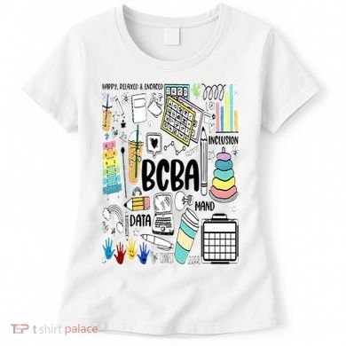 Board Certified Behavior Analyst BCBA Symbols ABA Therapist Women's T-Shirt