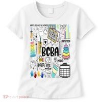Board Certified Behavior Analyst BCBA Symbols ABA Therapist Women's T-Shirt thumb 0
