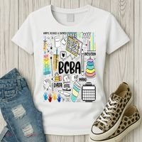 Board Certified Behavior Analyst BCBA Symbols ABA Therapist Women's T-Shirt thumb 3