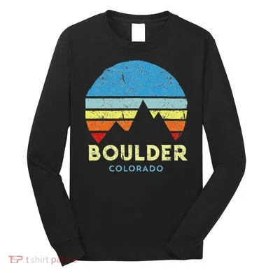 Boulder Colorado Long Sleeve Shirt