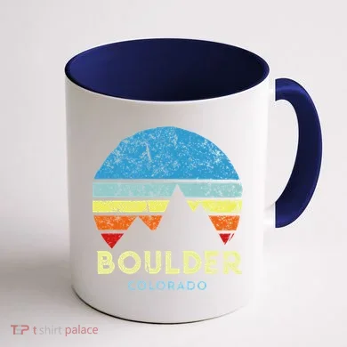 Boulder Colorado Coffee Mug back