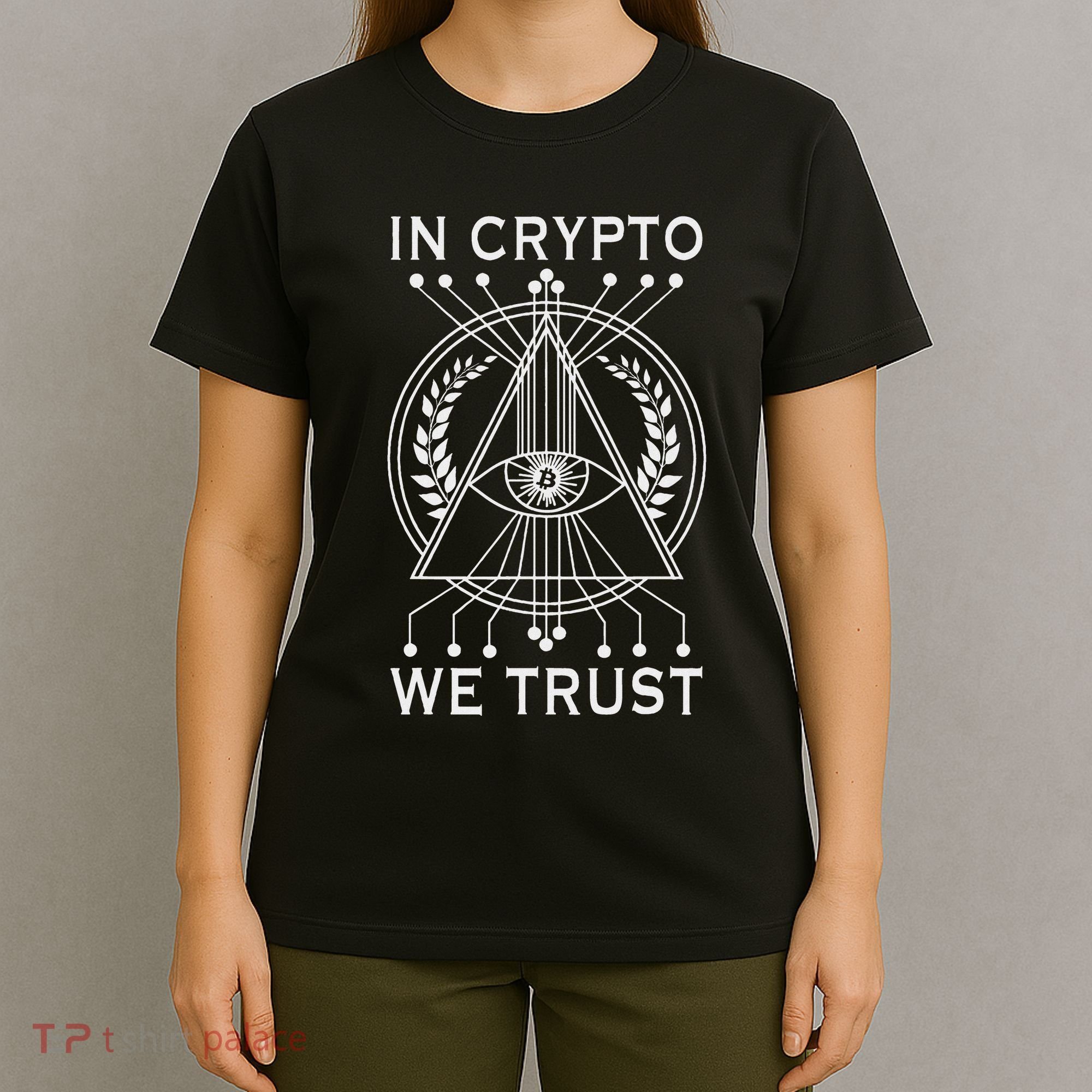 Bitcoins Cryptocurrency Bitcoin In Crypto We Trust T-Shirt