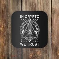Bitcoins Cryptocurrency Bitcoin In Crypto We Trust Coaster thumb 0
