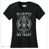 Bitcoins Cryptocurrency Bitcoin In Crypto We Trust Women's Cooling Performance Crew T-Shirt thumb 0