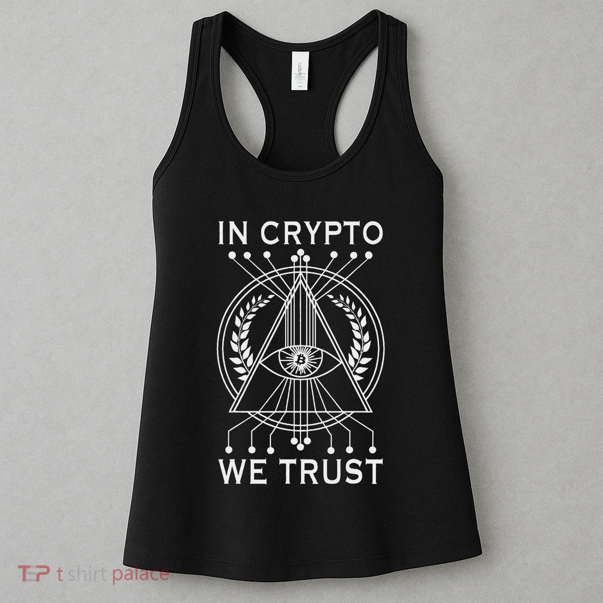 Bitcoins Cryptocurrency Bitcoin In Crypto We Trust Women's Tank Top