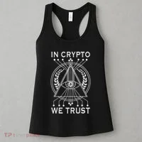 Bitcoins Cryptocurrency Bitcoin In Crypto We Trust Women's Tank Top thumb 3