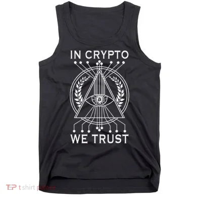 Bitcoins Cryptocurrency Bitcoin In Crypto We Trust Tank Top