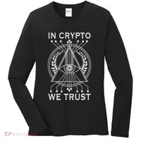 Bitcoins Cryptocurrency Bitcoin In Crypto We Trust Women's Long Sleeve Shirt thumb 0