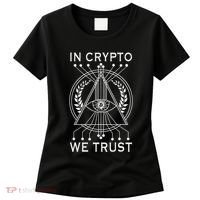 Bitcoins Cryptocurrency Bitcoin In Crypto We Trust Women's T-Shirt thumb 0