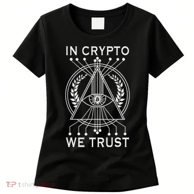Bitcoins Cryptocurrency Bitcoin In Crypto We Trust Women's T-Shirt
