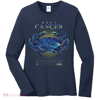 Born Cancer Women's Long Sleeve Shirt