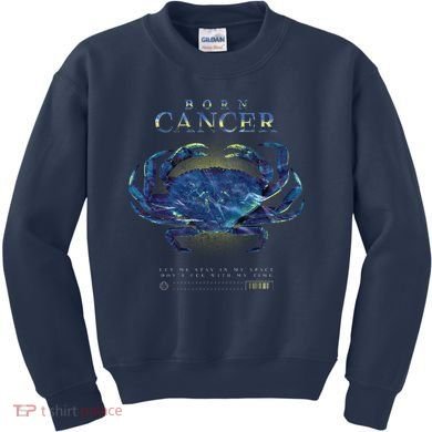 Born Cancer Kids Sweatshirt