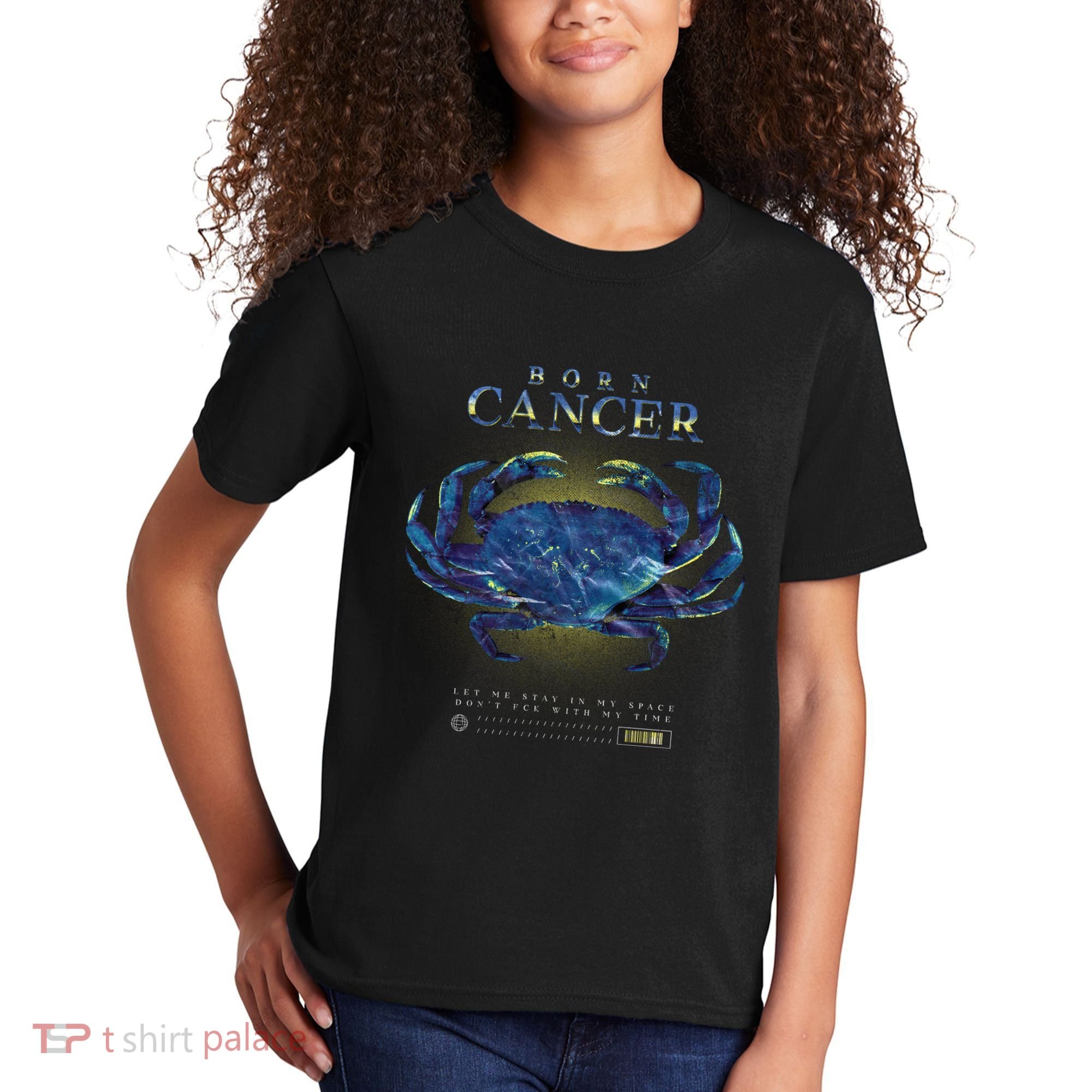 Born Cancer Kids T-Shirt