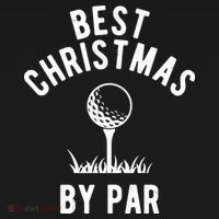 Best Christmas By Par Golf USA-Made Doggie Bandana thumb 2