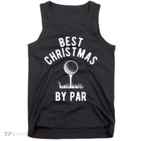 Best Christmas By Par Golf Tank Top thumb 0