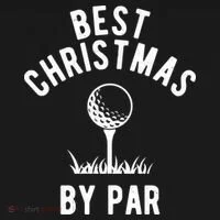 Best Christmas By Par Golf Tank Top thumb 6