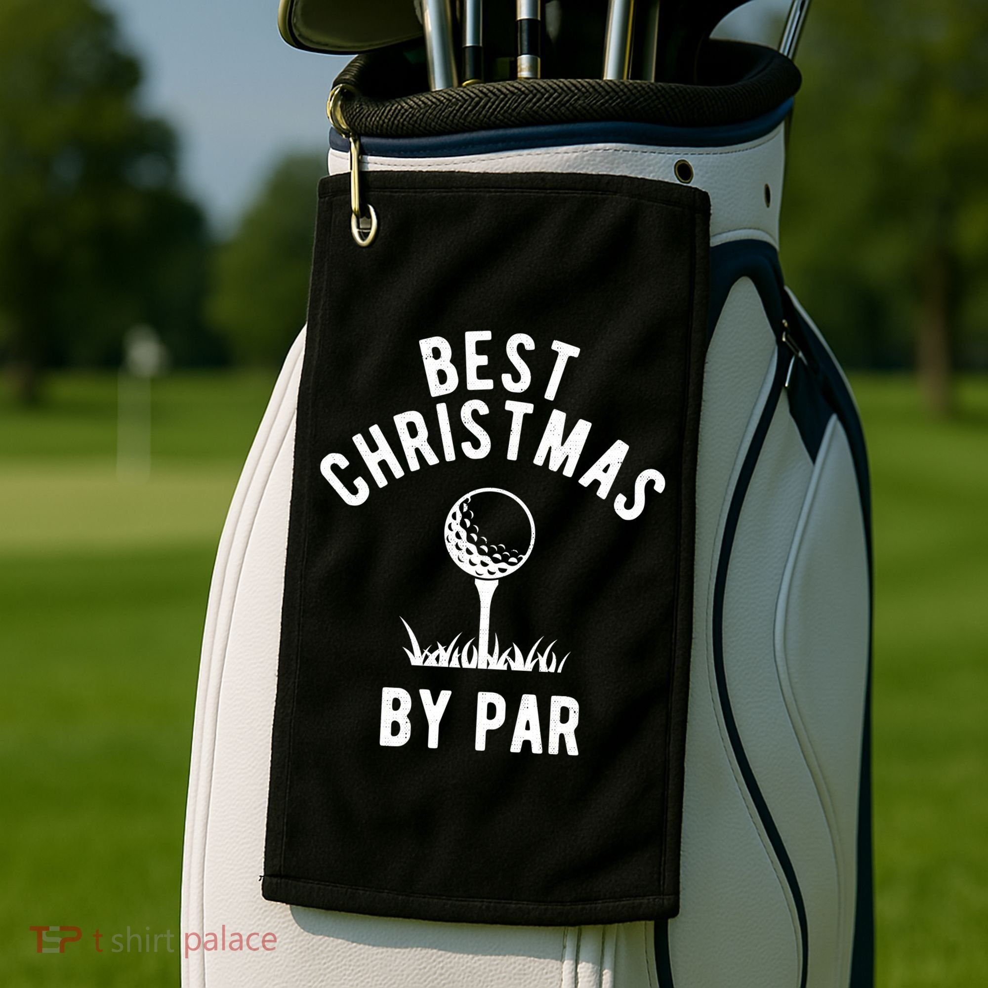 Best Christmas By Par Golf Golf Towel