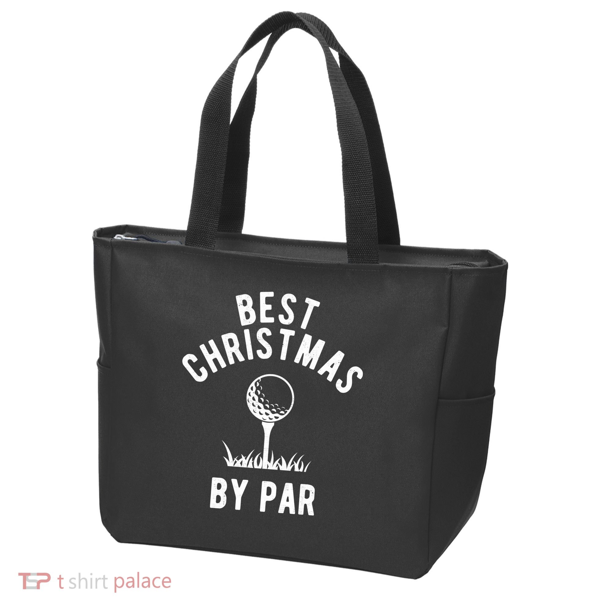 Best Christmas By Par Golf Tote Bag