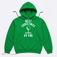 Best Christmas By Par Golf Hoodie thumb 0