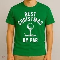 Best Christmas By Par Golf T-Shirt thumb 3