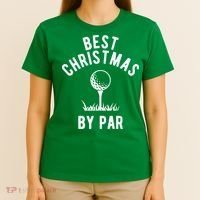 Best Christmas By Par Golf T-Shirt thumb 4