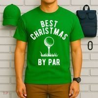 Best Christmas By Par Golf T-Shirt thumb 6