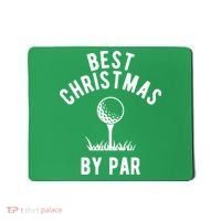 Best Christmas By Par Golf Mousepad thumb 0