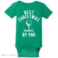 Best Christmas By Par Golf Baby Bodysuit thumb 0