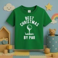 Best Christmas By Par Golf Toddler T-Shirt thumb 3