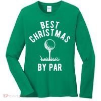 Best Christmas By Par Golf Women's Long Sleeve Shirt thumb 0
