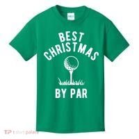 Best Christmas By Par Golf Kids T-Shirt thumb 0