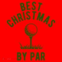Best Christmas By Par Golf Santa Hat thumb 1
