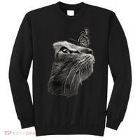 Butterfly & Cat Butterflies Gifts Sweatshirt thumb 0