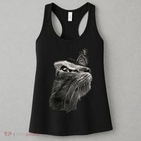 Butterfly & Cat Butterflies Gifts Women's Tank Top thumb 3