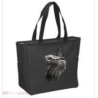 Butterfly & Cat Butterflies Gifts Tote Bag thumb 2