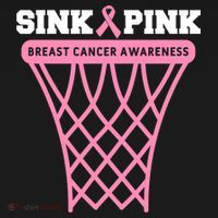 Breast Cancer Basketball Goal Pink Ribbon Awareness Women's Tank Top thumb 5