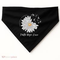 Brain Cancer Brain Cancer Awareness USA-Made Doggie Bandana thumb 0