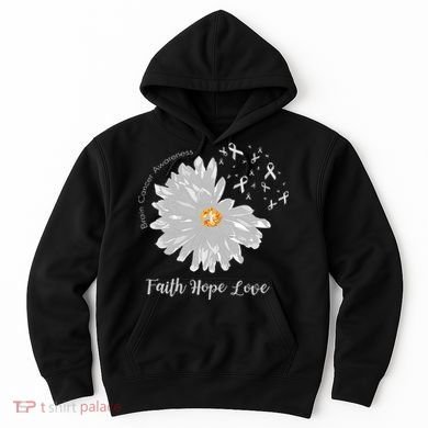 Brain Cancer Brain Cancer Awareness Hoodie