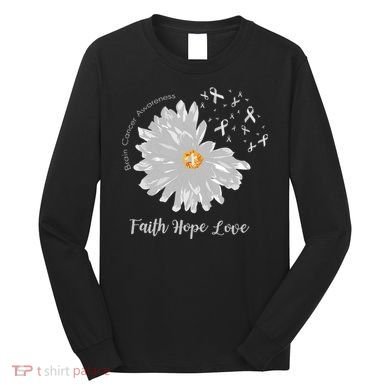 Brain Cancer Brain Cancer Awareness Long Sleeve Shirt