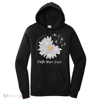 Brain Cancer Brain Cancer Awareness Women's Hoodie